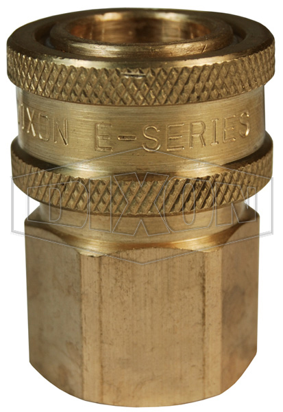 DQC E-Series Straight Through Interchange Female Coupler